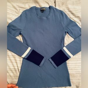 Aether knit sweater blue navy xs